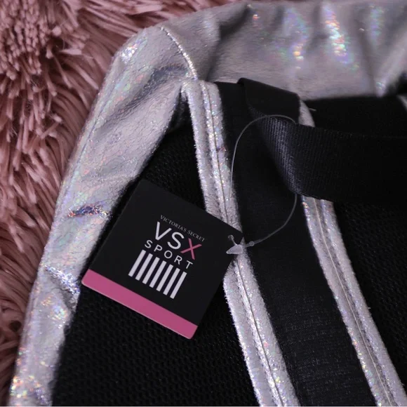 RARE VS Sport Metallic Holographic Iridescent Backpack - Picture 4 of 4